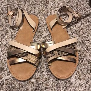 Bamboo Strappy Sandals